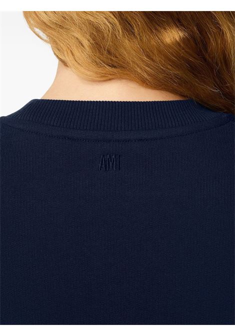 felpa adc uomo blu AMI PARIS | BFUSW035.730430